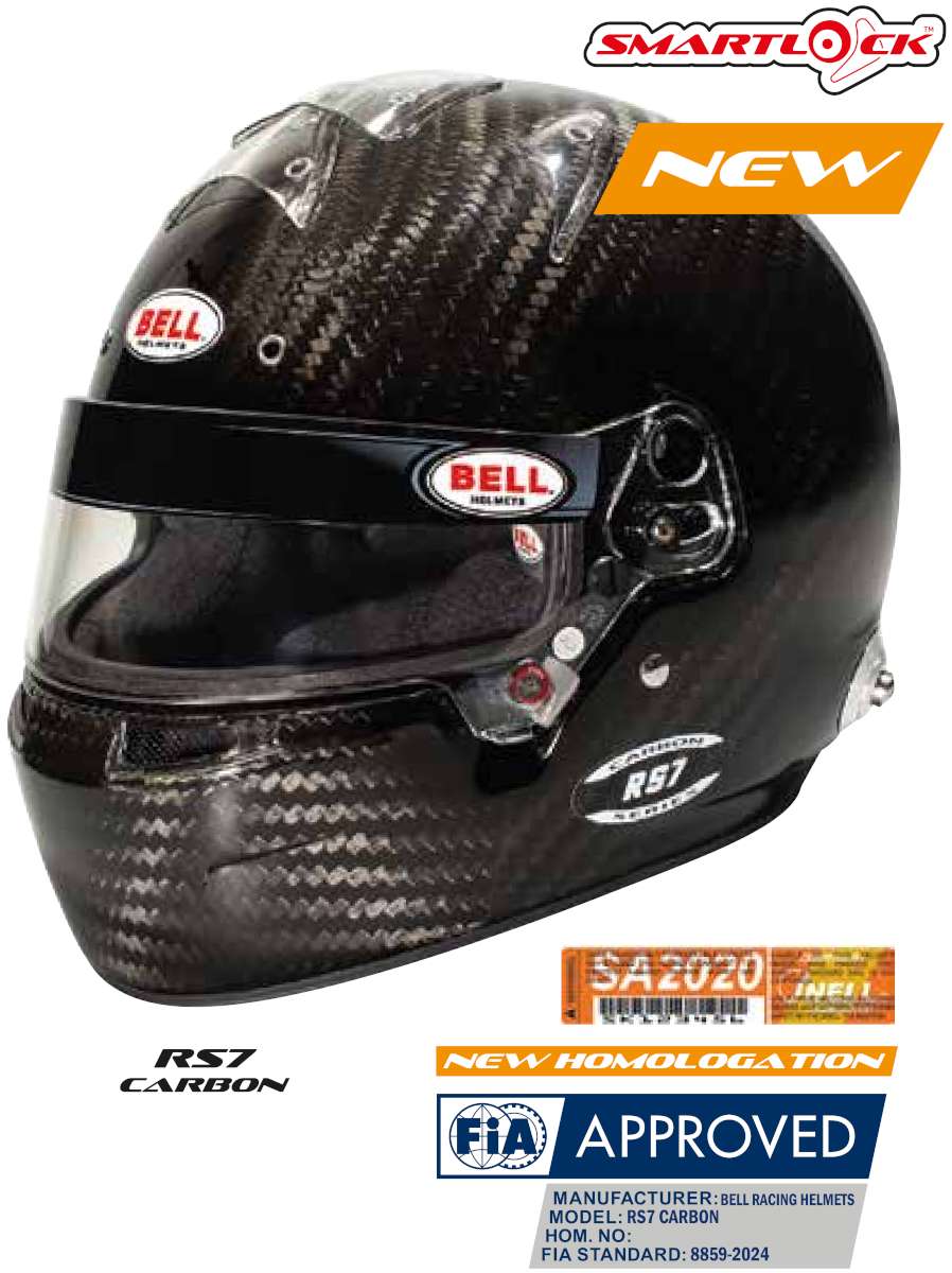 BELL RS7 karbon helhjelm FIA 8856-2024