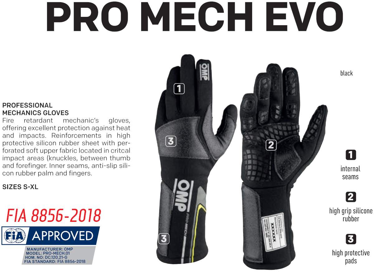 OMP Pro.mech Evo hansker