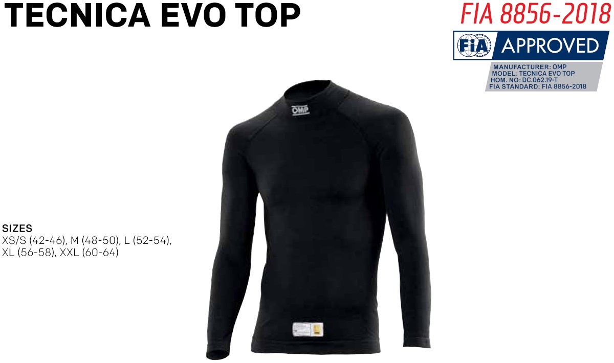 OMP Tecnica Evo genser i svart